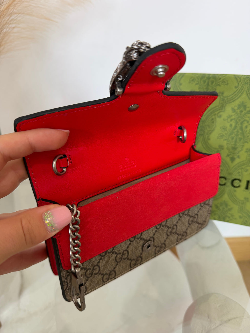 Mini borsa red 15 cm