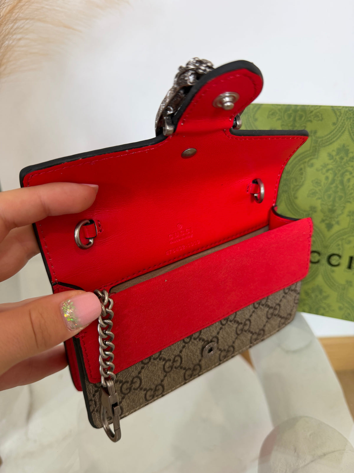 Mini borsa red 15 cm