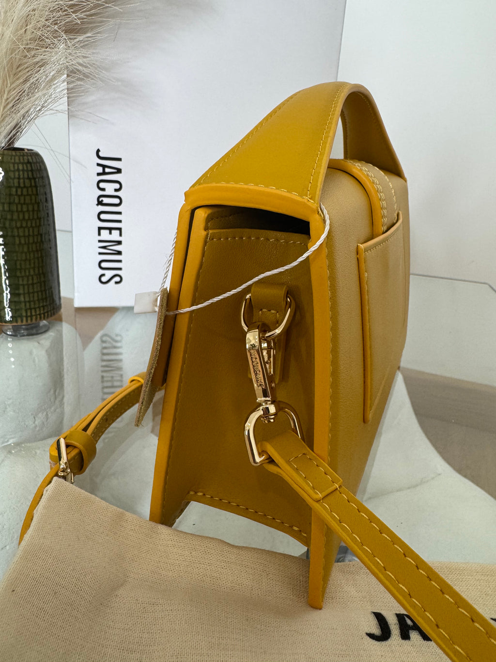 Borsa Jacqui Senape 23cm