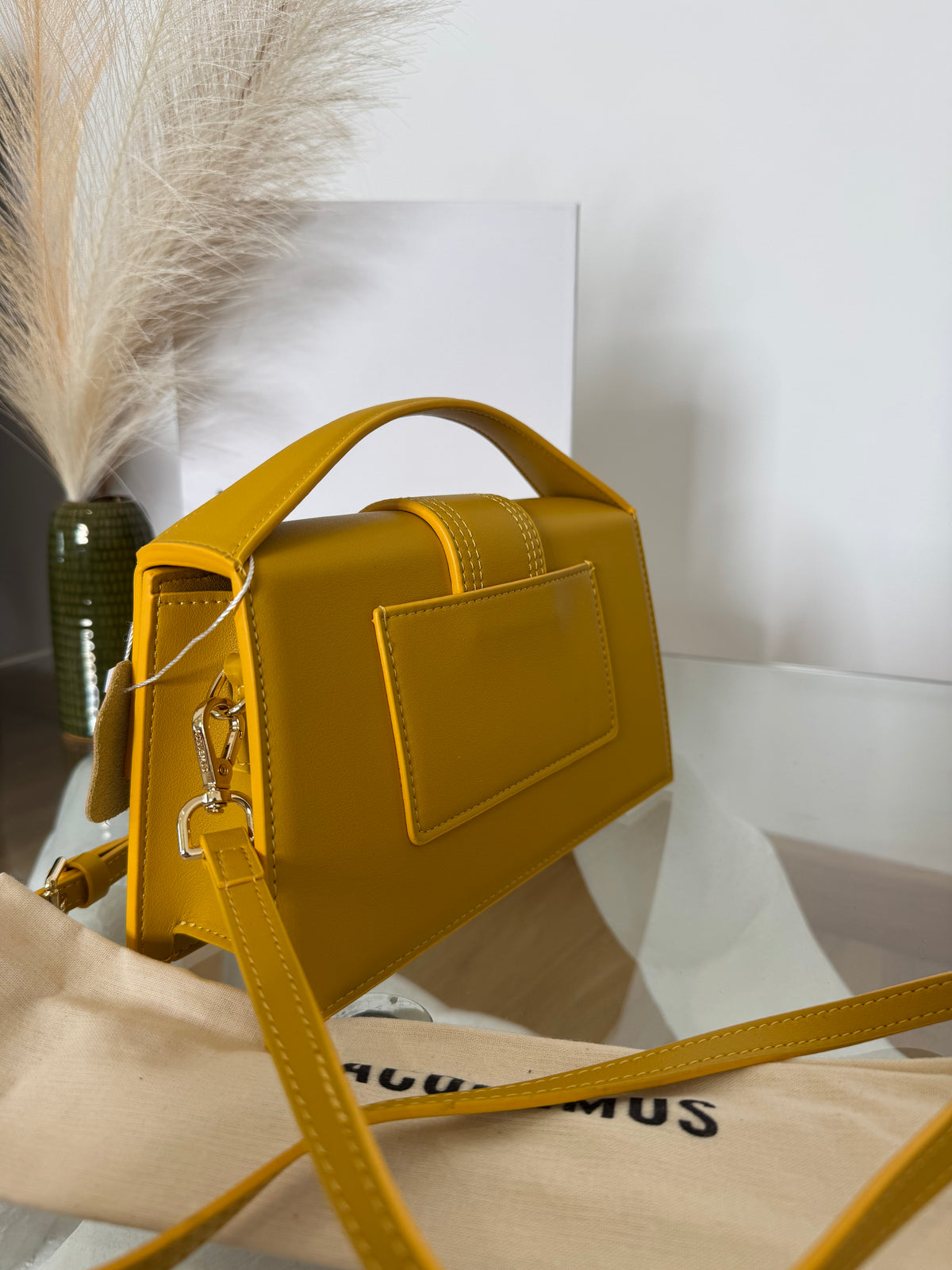 Borsa Jacqui Senape 23cm