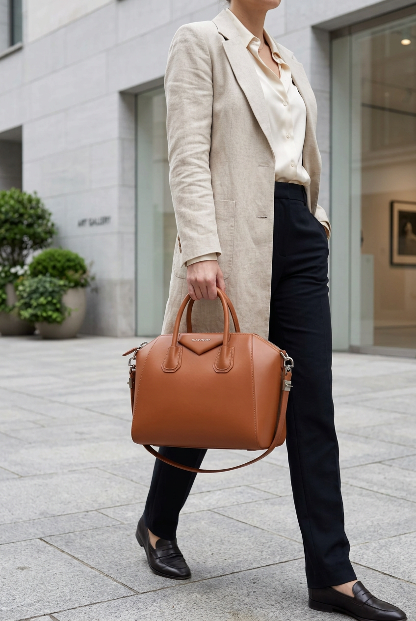 Borsa camel 35cm