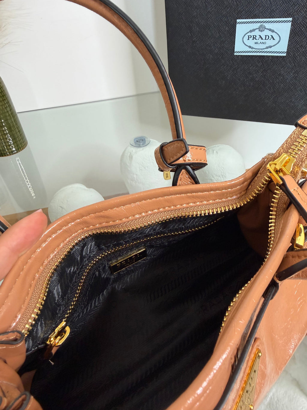 Borsa prd camel 22cm