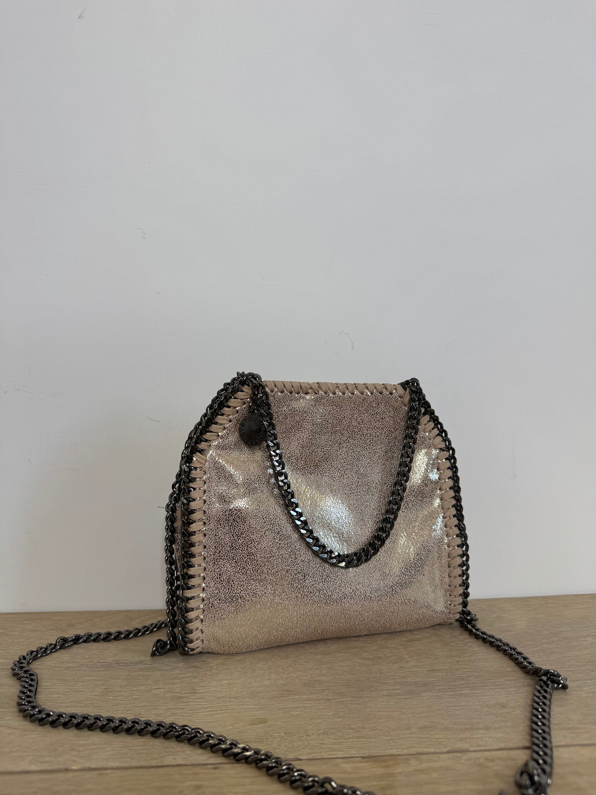 Borsa Stella Oro/Rosa 15cm