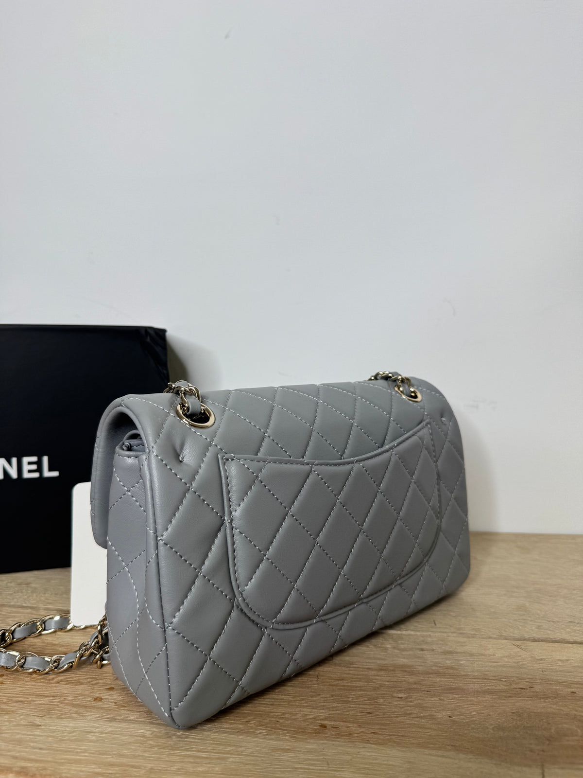 Borsa grigia 23 cm
