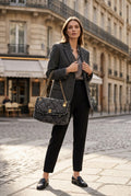 Borsa denim black 30cm