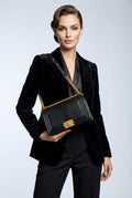 Borsa piton black 25cm
