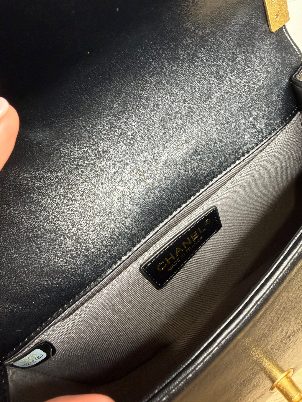 Borsa piton black 25cm