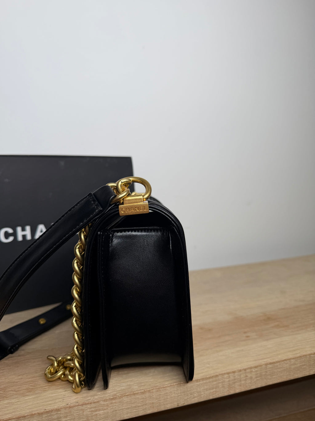 Borsa piton black 25cm