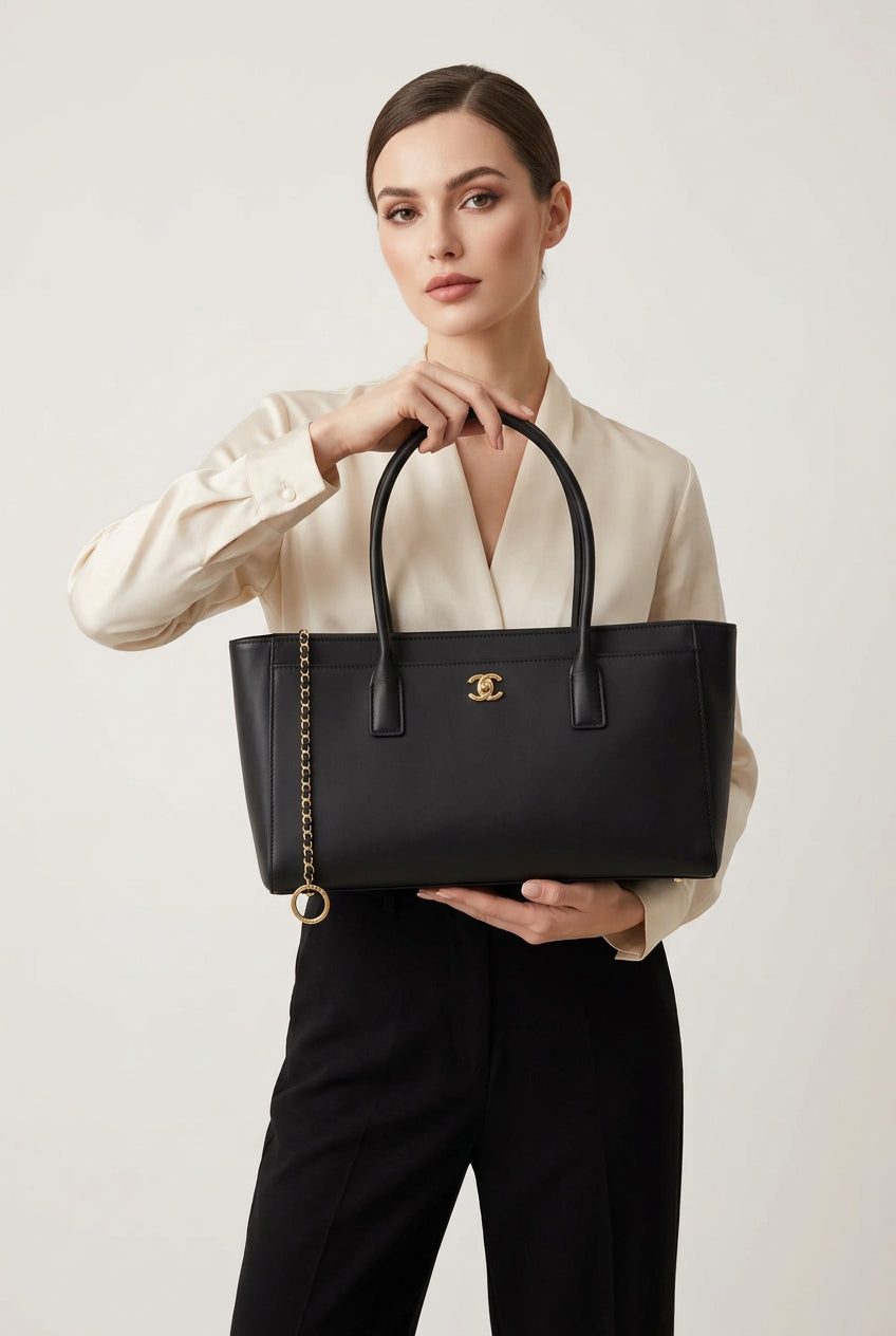 Borsa corinne black 38 cm