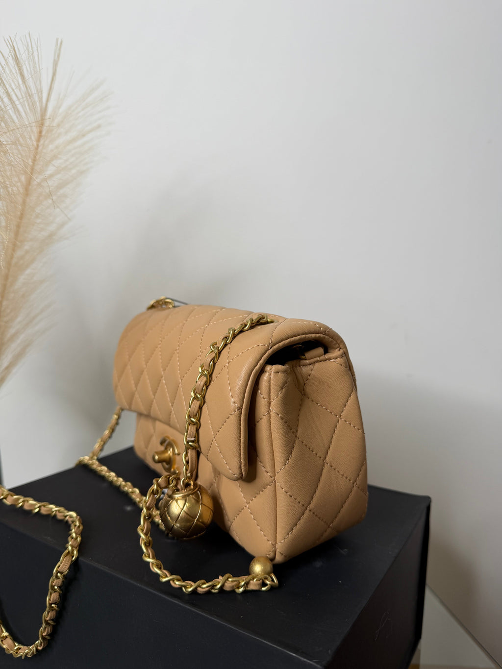 Borsa mini beige 20cm