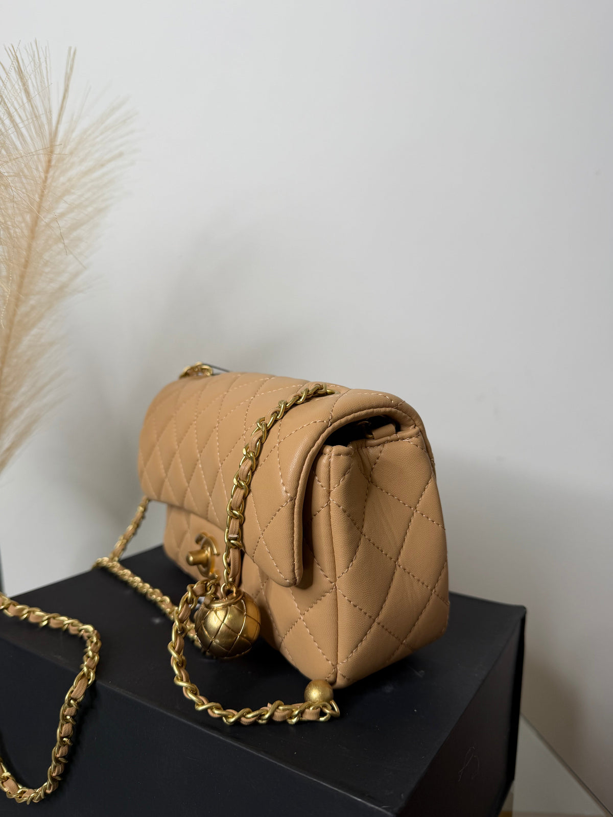 Borsa mini beige 20cm