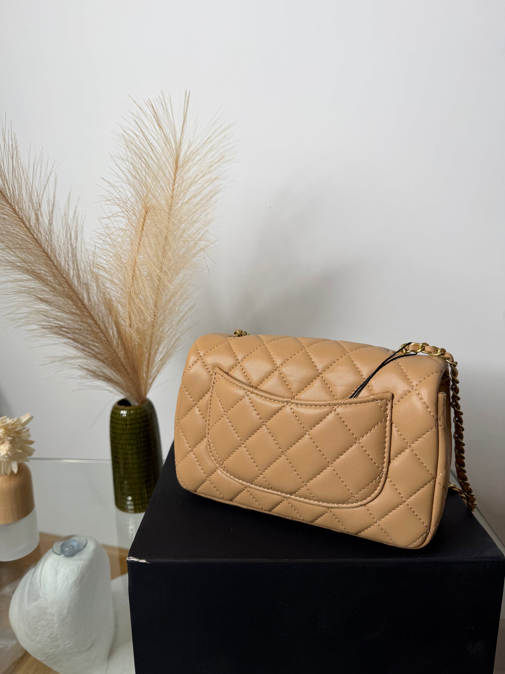 Borsa mini beige 20cm