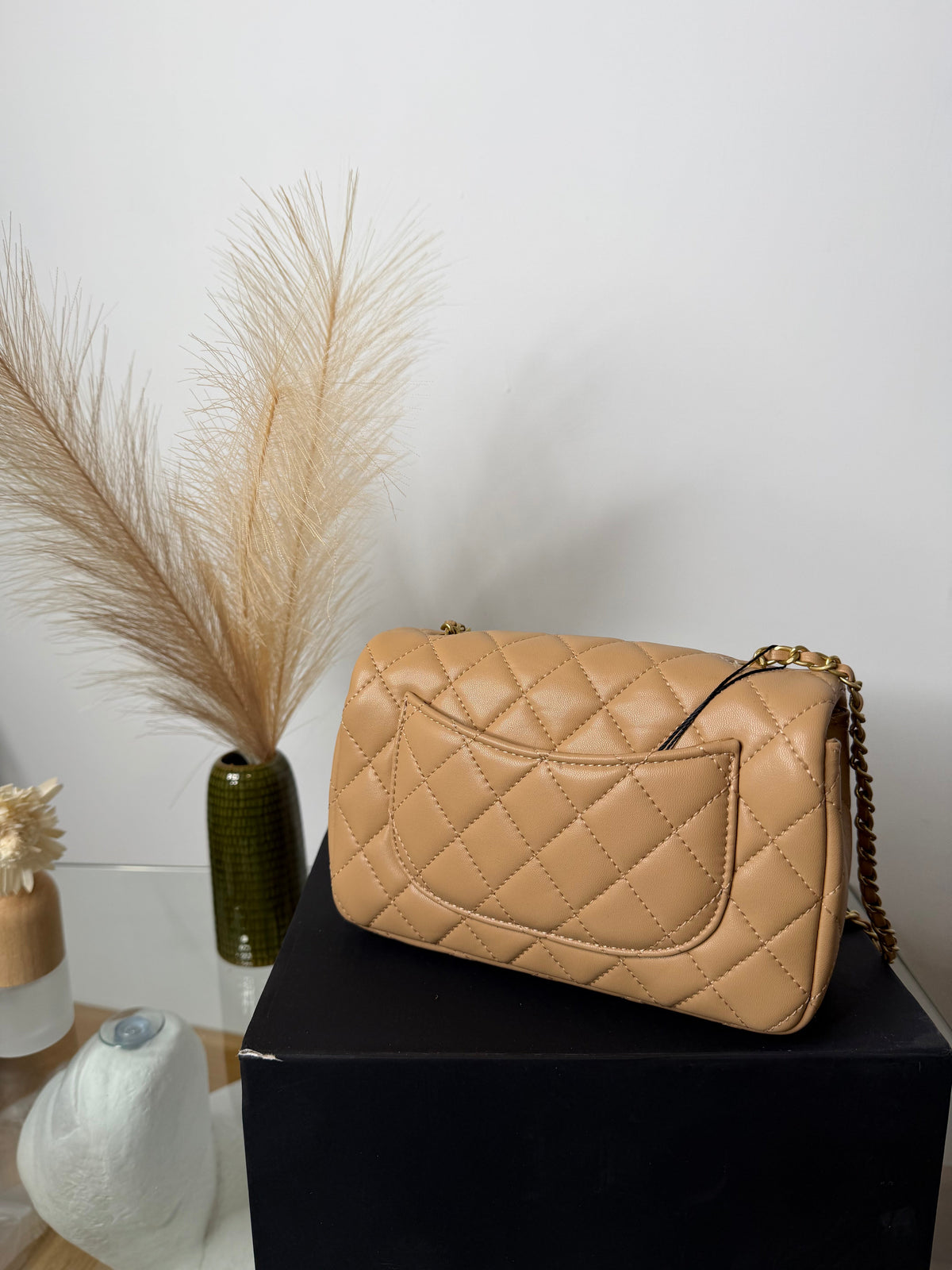 Borsa mini beige 20cm