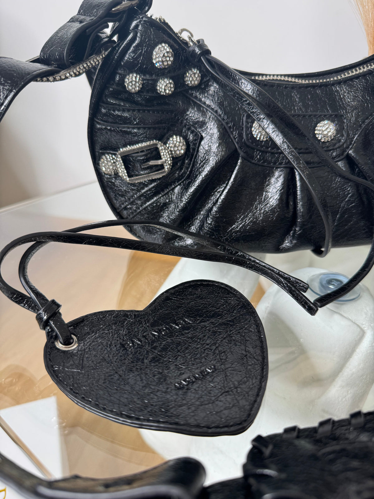 Borsa bale black con brilli
