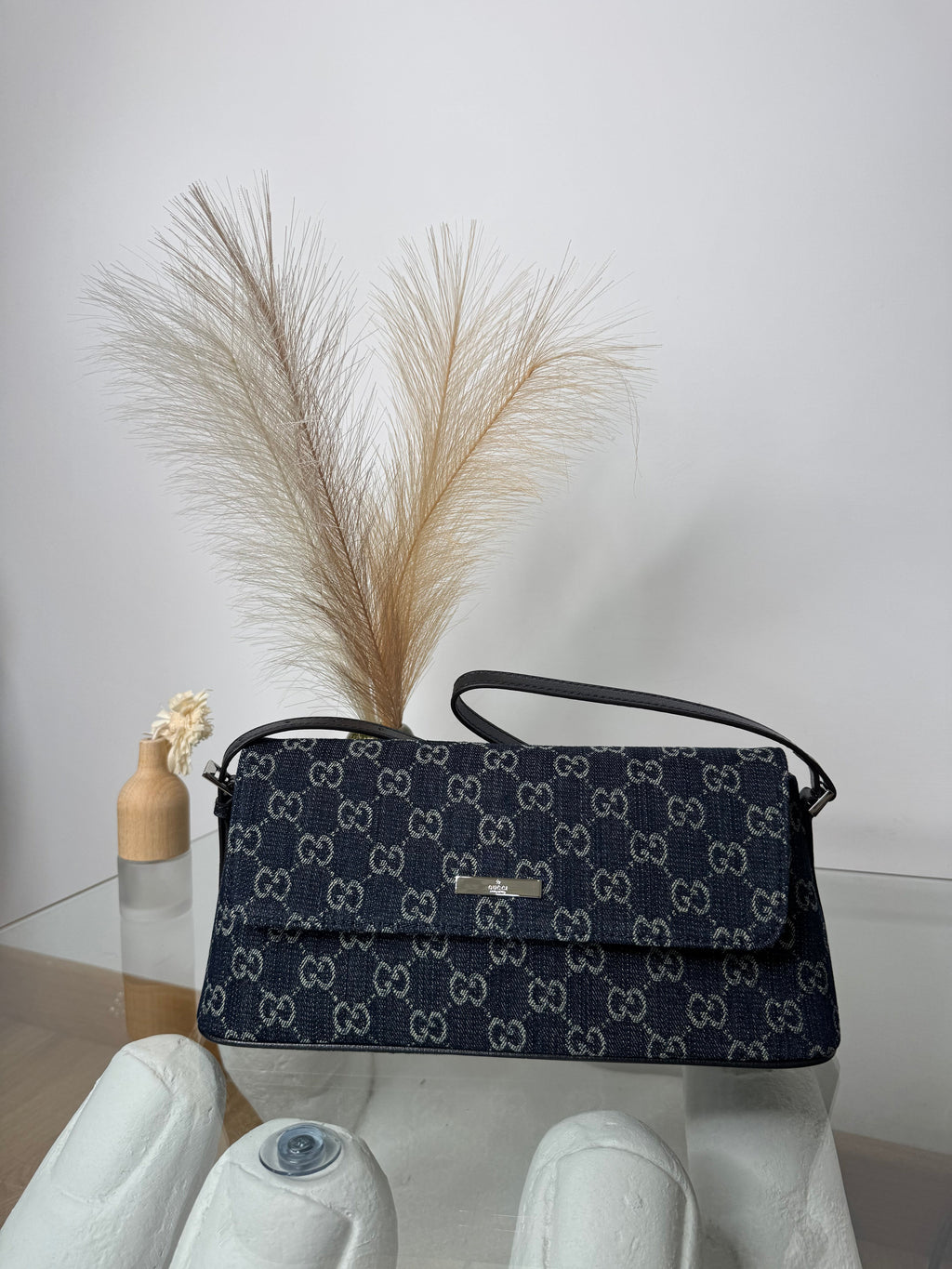 Borsa denim 28cm