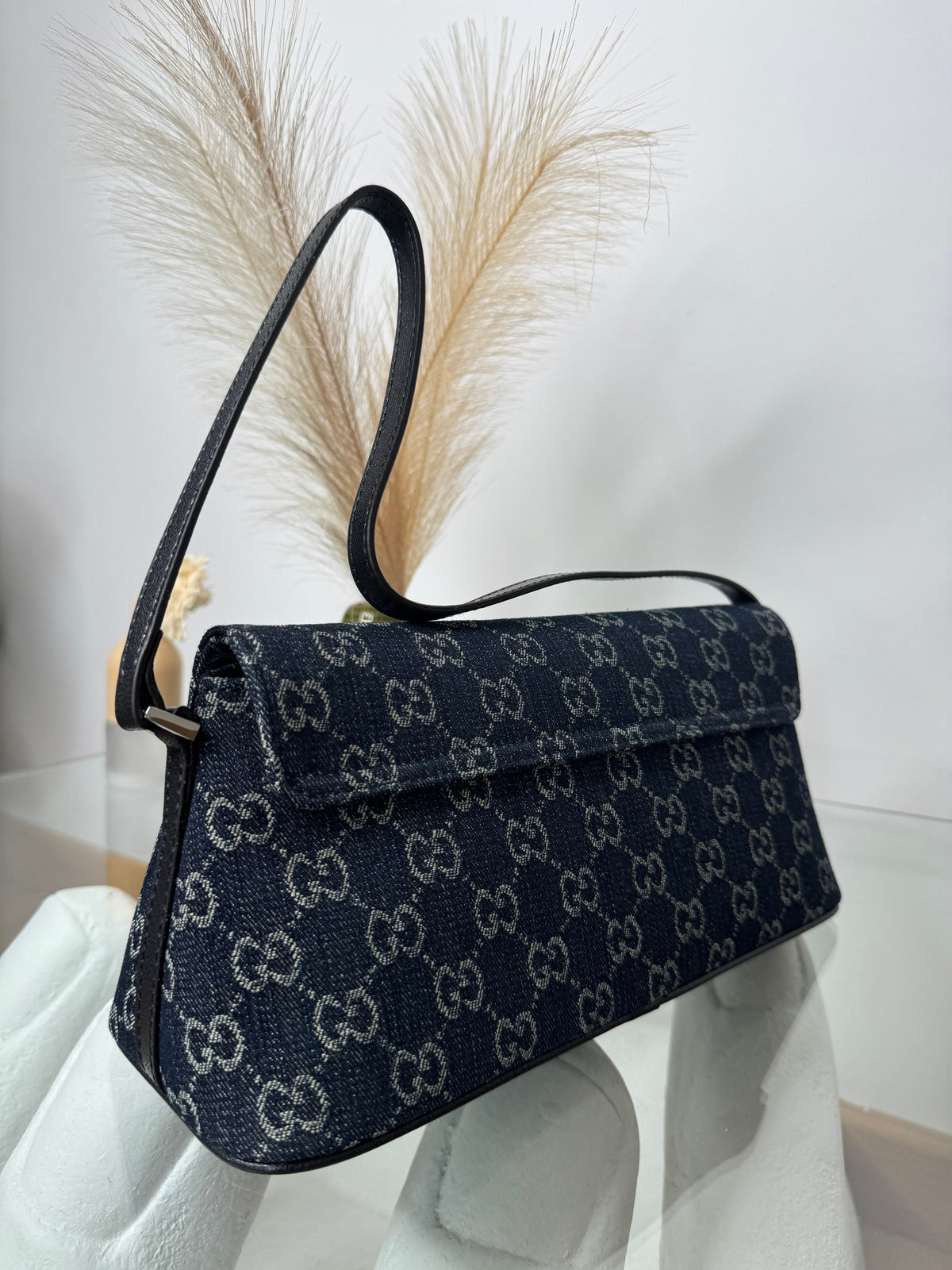 Borsa denim 28cm
