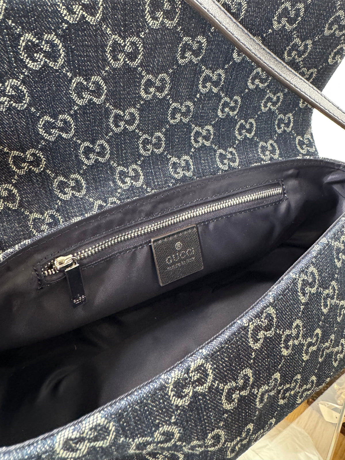 Borsa denim 28cm
