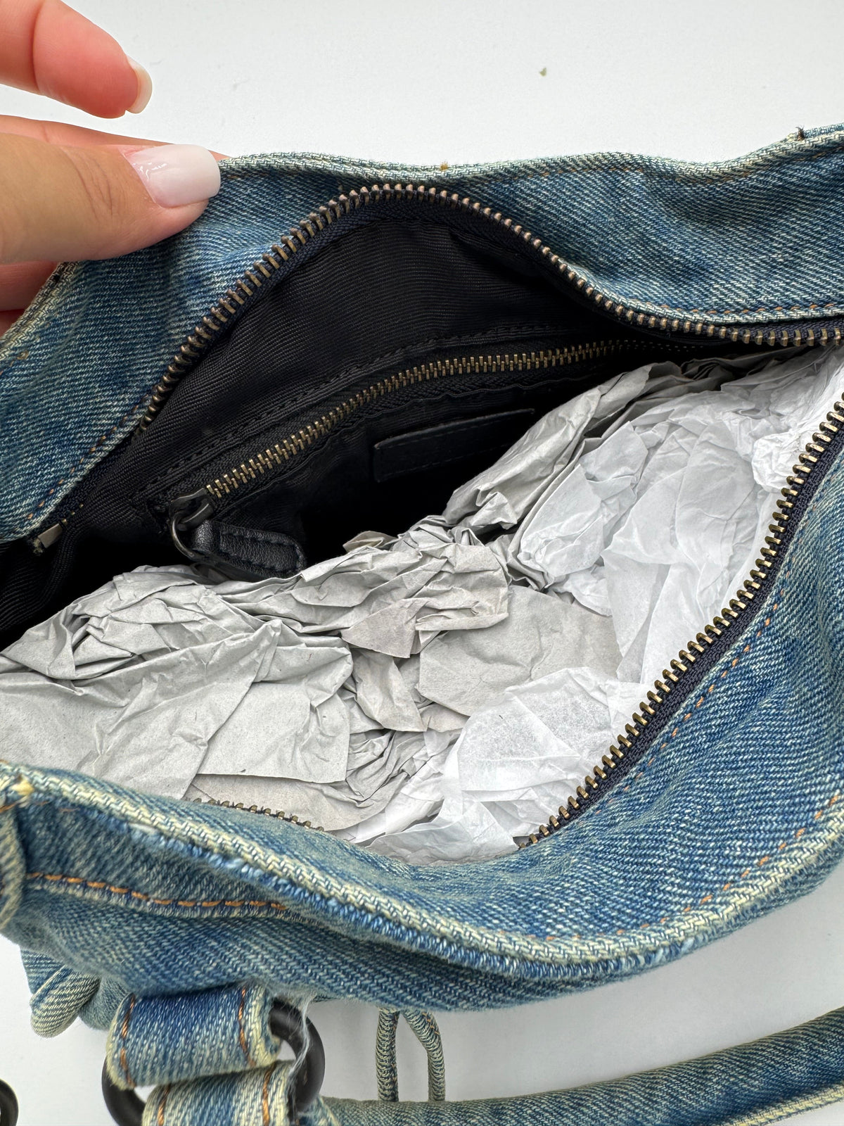 Borsa denim 22cm