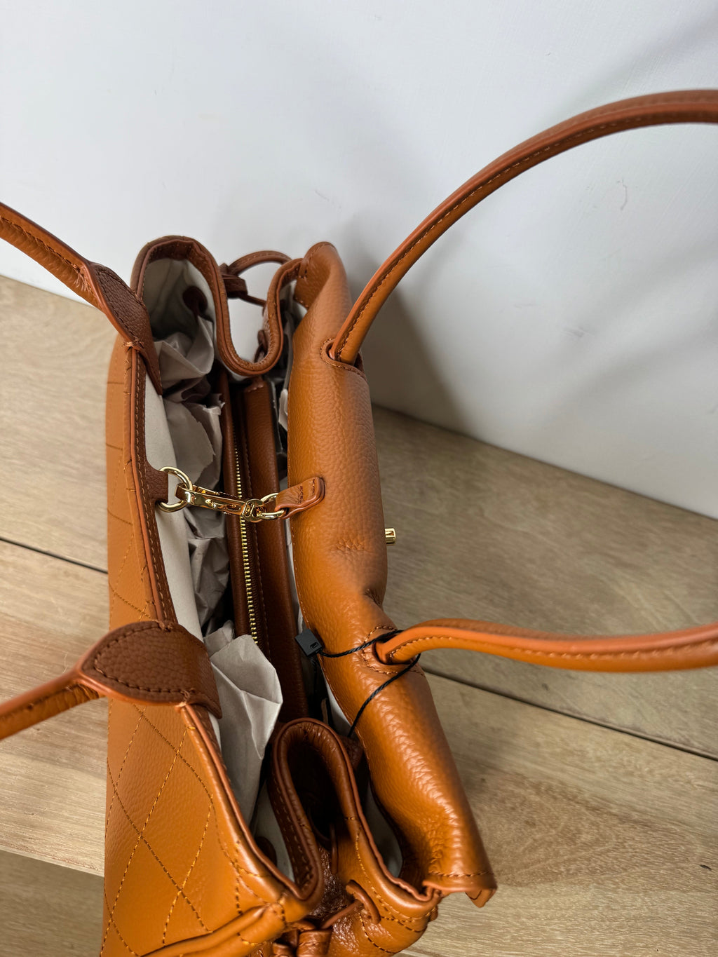 Borsa vanità caramel